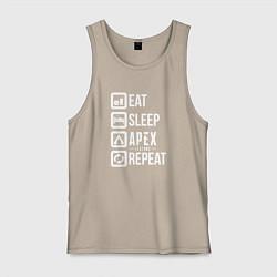 Мужская майка Eat, Sleep, Apex, Repeat