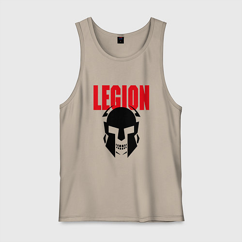 Мужская майка Легендарный римский воин / Миндальный – фото 1