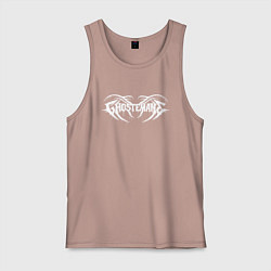 Майка мужская хлопок GHOSTEMANE, цвет: пыльно-розовый