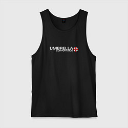 Майка мужская хлопок UMBRELLA CORP, цвет: черный