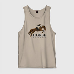 Мужская майка HORSE RIDING