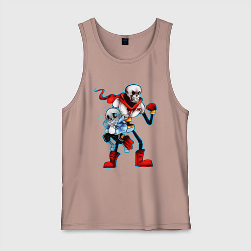 Мужская майка UNDERTALE / Пыльно-розовый – фото 1