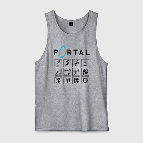 Мужская майка PORTAL / Меланж – фото 1