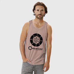 Майка мужская хлопок PORTAL, цвет: пыльно-розовый — фото 2