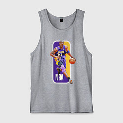Майка мужская хлопок NBA Kobe Bryant, цвет: меланж