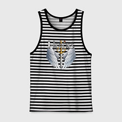 Майка мужская хлопок Heroes of Might and Magic, цвет: черная тельняшка