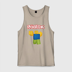 Майка мужская хлопок ROBLOX, цвет: миндальный