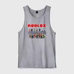 Майка мужская хлопок ROBLOX, цвет: меланж