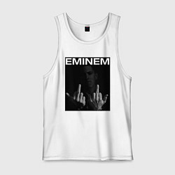 Майка мужская хлопок EMINEM, цвет: белый