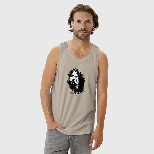 Мужская майка Егор Летов / Миндальный – фото 3