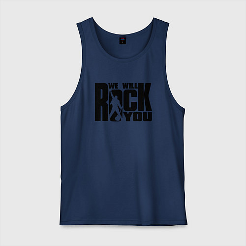 Мужская майка QUEEN / Тёмно-синий – фото 1