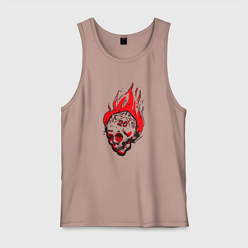 Мужская майка Критический бросок / Пыльно-розовый – фото 1