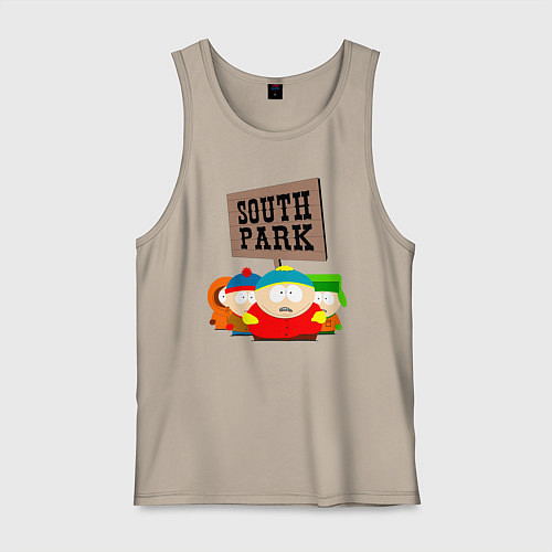 Мужская майка ЮЖНЫЙ ПАРК / Миндальный – фото 1