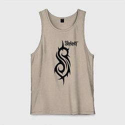 Майка мужская хлопок SLIPKNOT, цвет: миндальный