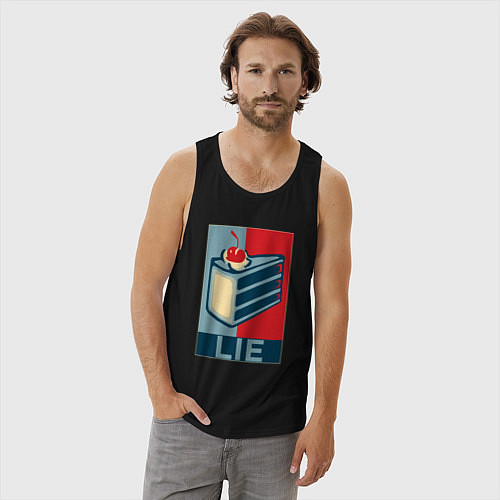 Мужская майка PORTAL / Черный – фото 3