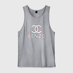Майка мужская хлопок BBT BENZO GANG, цвет: меланж