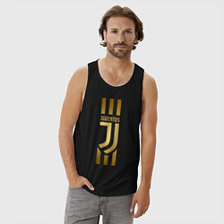 Майка мужская хлопок JUVENTUS, цвет: черный — фото 2