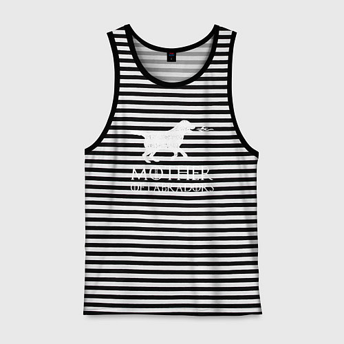 Мужская майка Мать Лабрадоров / Черная тельняшка – фото 1