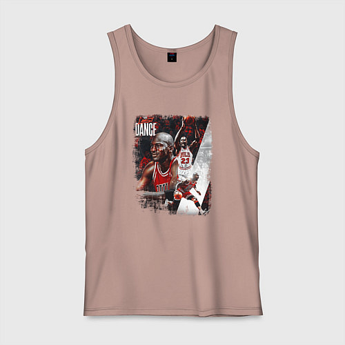 Мужская майка ПОСЛЕДНИЙ ТАНЕЦ / Пыльно-розовый – фото 1