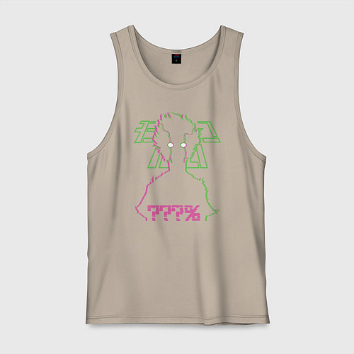 Мужская майка Mob Psycho 100% / Миндальный – фото 1