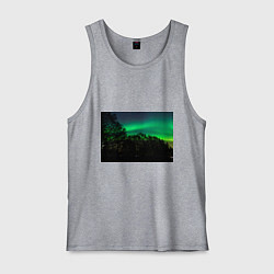 Майка мужская хлопок Северное сияние, цвет: меланж