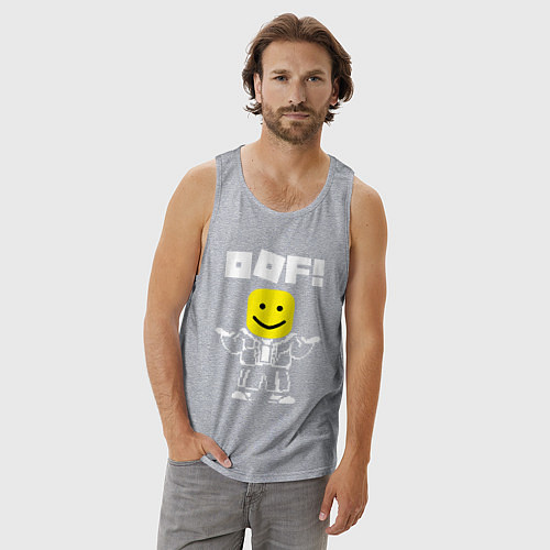 Мужская майка ROBLOX / Меланж – фото 3