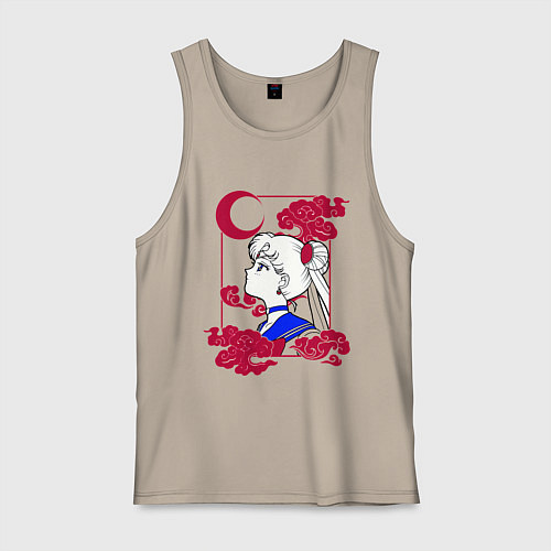 Мужская майка Сейлор Мун / Миндальный – фото 1