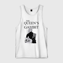 Майка мужская хлопок The queens gambit, цвет: белый