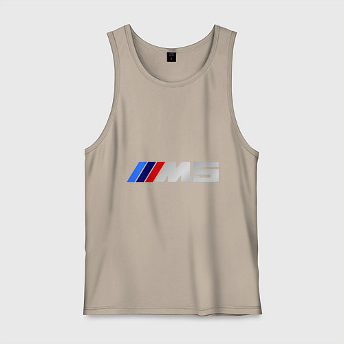 Мужская майка BMW M5 / Миндальный – фото 1