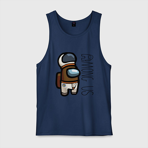 Мужская майка Among Us Z / Тёмно-синий – фото 1