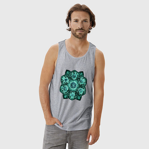 Мужская майка DnD Dices: Lovecraft / Меланж – фото 3