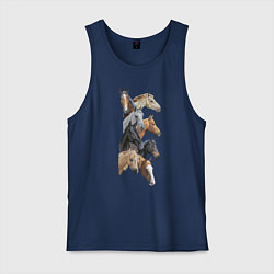 Мужская майка Лошади