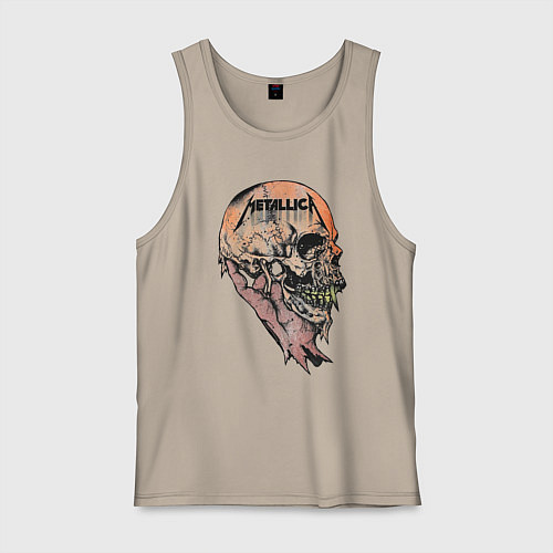 Мужская майка Metallica art 04 / Миндальный – фото 1