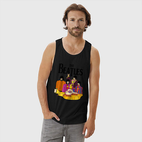 Мужская майка THE BEATLES / Черный – фото 3