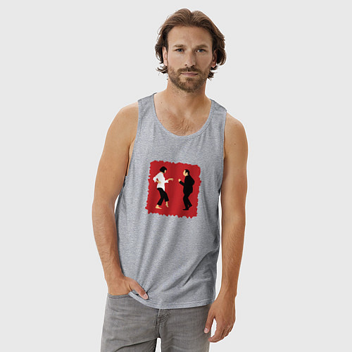 Мужская майка Dance mia vega / Меланж – фото 3