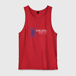 Майка мужская хлопок FC Chelsea Stamford Bridge 202122, цвет: красный