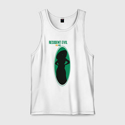 Майка мужская хлопок Resident Evil Dimitrescu, цвет: белый