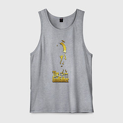 Майка мужская хлопок Крестный отец the godfather, цвет: меланж