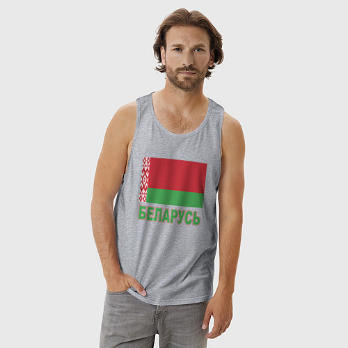 Мужская майка Беларусь / Меланж – фото 3