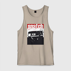 Майка мужская хлопок Большой куш Гай Ричи, цвет: миндальный