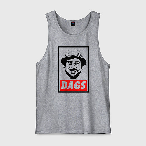 Мужская майка Snatch: Dags / Меланж – фото 1