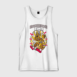 Мужская майка Баскетболист ломает кольцо