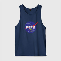 Майка мужская хлопок Pepe Pepe space Nasa, цвет: тёмно-синий