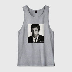 Майка мужская хлопок Аль Пачино Al Pacino, цвет: меланж