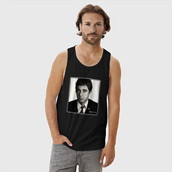 Майка мужская хлопок Аль Пачино Al Pacino, цвет: черный — фото 2