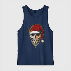 Мужская майка Santa Skull