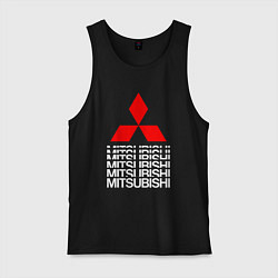 Мужская майка MITSUBISHI МИЦУБИСИ МИТСУБИСИ МИЦУБИШИ LOGO STYLE