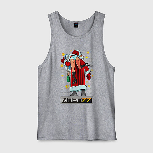 Мужская майка ДЕД МОРОZZ / Меланж – фото 1