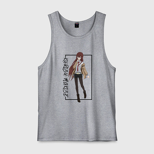 Мужская майка Курису Макисэ Врата Штейна / Меланж – фото 1