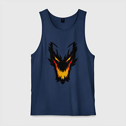 Майка мужская хлопок ЛИЦО SHADOW FIEND DOTA2, цвет: тёмно-синий